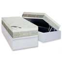 Ver imagem 1 de Cama Box Baú Solteiro: Colchão Molas Pocket Ensacadas Castor Eurotop Summer e Winter + Base Ctc