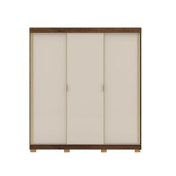 Roupeiro 3 Portas Correr Libéria Imbuia Fendi - 2