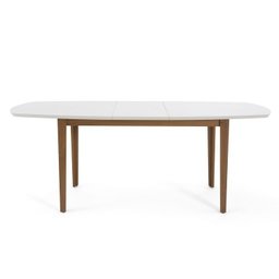 Conjunto Mesa Extensível Oval 6 Cadeiras Madeira Maciça Encosto Telado Tiê Cabecasa MadeiraMadeira - 19