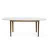 Conjunto Mesa Extensível Oval 6 Cadeiras Madeira Maciça Encosto Telado Tiê Cabecasa MadeiraMadeira - 19
