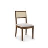 Conjunto Mesa Extensível Oval 6 Cadeiras Madeira Maciça Encosto Telado Tiê Cabecasa MadeiraMadeira - 9