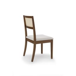 Conjunto Mesa Extensível Oval 6 Cadeiras Madeira Maciça Encosto Telado Tiê Cabecasa MadeiraMadeira - 10