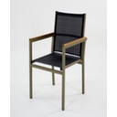 Ver imagem 3 de Mesa Ripada 4 Cadeiras Aluminio de Jardim + 2 Espreguiçadeiras