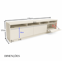 Ver imagem 2 de Rack para TV em MDF Estante 2.70m