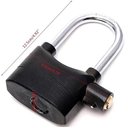 Ver imagem 6 de Cadeado com Alarme 2 em 1 Sensor Movimento Anti Roubo Sirene 110db Haste Longo Curto Moto Portao