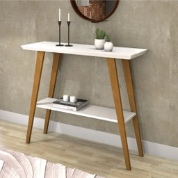 Aparador Monaco Prateleiras Mdf Pé Pinus Decor Sala Moderna - 1