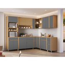 Ver imagem 1 de Cozinha Completa 11 Peças Condessa CZ425 Carv/Titânio Nesher