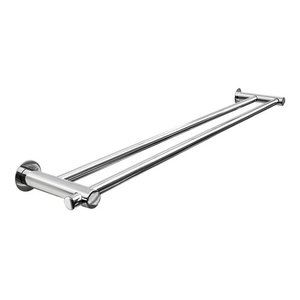 Toalheiro Duplo 60 Cm Inox - Kromus RD0111
