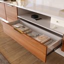 Ver imagem 3 de Estante Home Noble 1.8 com Led para Tv até 75 Polegadas Design Moderno para Sala Off White/