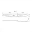 Ver imagem 2 de Faca para Pão Tramontina Plenus com Lâmina em Aço Inox e Cabo de Polipropileno Preto 8"
