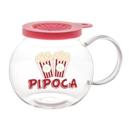 Pipoqueira De Vidro Borossilicato para Micro-ondas 1,8L - 1