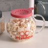 Pipoqueira De Vidro Borossilicato para Micro-ondas 1,8L - 2