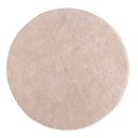 Ver imagem 1 de Tapete Macio Peludo 1,00m Redondo Creme Perola