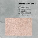 Ver imagem 3 de Tapete Macio Peludo 1,00m Redondo Creme Perola