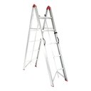 Ver imagem 1 de Escada Dobrável Ultracompacta de Alumínio com 10 Degraus