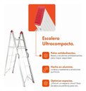 Ver imagem 3 de Escada Dobrável Ultracompacta de Alumínio com 10 Degraus