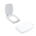 Ver imagem 2 de Assento Sanitário Tampa de Vaso Branco Resina Poliester Anturius para Bacia Luzarte