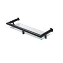 Ver imagem 2 de Porta Shampoo Banheiro em Aço Inox Black Matte Preto Fosco Stainless