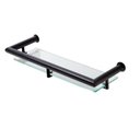 Ver imagem 1 de Porta Shampoo Banheiro em Aço Inox Black Matte Preto Fosco Stainless