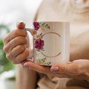 Ver imagem 2 de Caneca Letras Iniciais C Marsala