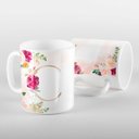 Ver imagem 1 de Caneca Letras Iniciais C Marsala