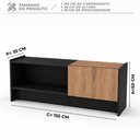 Ver imagem 4 de Rack TV 155cm Module com Basculante Sala Byhouse
