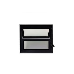 Vitro Basculante Preto 40x100 Linha 25 Jade