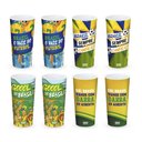 Ver imagem 1 de Kit 8 Copos Brasil Copa do Mundo Frases Sortidas - 350ml
