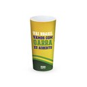 Ver imagem 3 de Kit 8 Copos Brasil Copa do Mundo Frases Sortidas - 350ml
