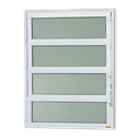 Ver imagem 1 de Basculante Alumínio 80 x 100 Elite V.Boreal Branco Brimak