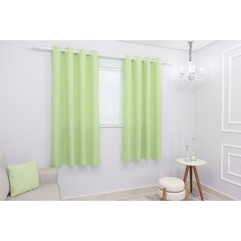 Cortina Oxford Quarto Infantil/bebê 300x180 Para Janela:Erva-doce