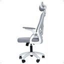 Ver imagem 4 de Cadeira Presidente Giratória Assento Confortável Apoio Braços Estofado Office Escritório - Rpm