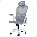 Ver imagem 1 de Cadeira Presidente Giratória Assento Confortável Apoio Braços Estofado Office Escritório - Rpm