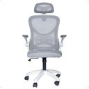 Ver imagem 3 de Cadeira Presidente Giratória Assento Confortável Apoio Braços Estofado Office Escritório - Rpm