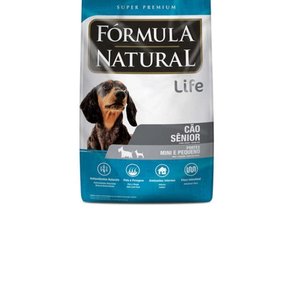 Racao Cachorro Senior Porte Mini/Peq Fórmula Nat Life 15Kg