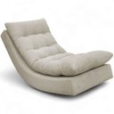 Ver imagem 4 de Kit 2 Poltronas com Leve Balanço Bouclé Premium de Luxo Balance para Sala Quarto Área de Leitura Con