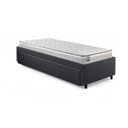 Ver imagem 7 de Base Box Cama Solteirão Sapateira Linho Bege e Colchão Hanover Inducol 96x203