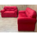 Ver imagem 4 de Sofá 2 e 3 Lugares Vermelho 608 Viena