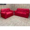 Ver imagem 3 de Sofá 2 e 3 Lugares Vermelho 608 Viena