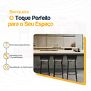 Ver imagem 3 de Kit 3 Banquetas para Bancada Banco Alto Junco Preto Balcão Cozinha Gourmet Bar Área de Lazer Piscina