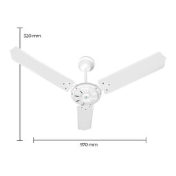 Ventilador de Teto 220V Eco Rio Tron - 3