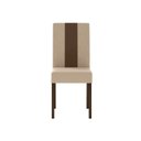 Ver imagem 7 de Conjunto Mesa de Jantar Liz 160cm com Vidro 6 Cadeiras Linea Revestidas em Suede Amêndoa Yescasa