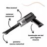 Aspirador de Pó Portátil 120w 6000pa Usb - Preto/branco - 2