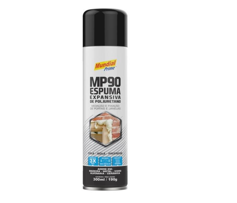 Kit 5 Espuma Expansiva De Poliuretano Mundial 500Ml/340G - 1