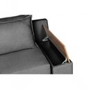 Ver mais imagens de Sofá Cama Retrátil Panamá Chenile Luxo Aveludado Premium Chumbo 208