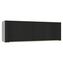 Ver imagem 1 de Armário Aéreo 100 cm 1 Porta Basculante Branco/Preto Lux Madesa