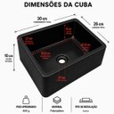 Ver imagem 6 de Cuba de Pia para Lavabo Retangular 30cm Plástico Reforçado