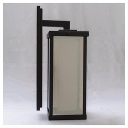 Arandela Aluminio Reflex P Vidro Ambar - 13