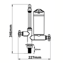 Ver imagem 4 de Purificador com Torneira de Mesa Bica Alta 1/4 de Volta Porto Belo 1/2' e 3/4' Cor Preto e Cr Durín