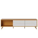 Ver imagem 7 de Rack Salerno C04 para TV 75" 216cm MDF com LED Off White Lyam Decor